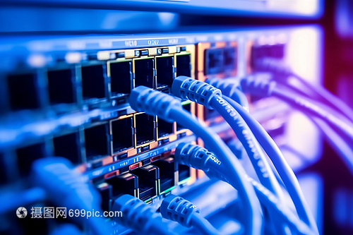 网络连接的金属线 软件开发中的物理与虚拟桥梁